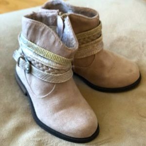 Toddler Tan Booties